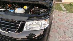 Volkswagen T5 Multivan 2003–2010 Scheinwerferblenden (2 Stk., Kunststoff, schwarz) Schwarz Matt Foto 2