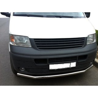 Vorderer Einzelrohrschutz (Edelstahl) Volkswagen T5 Transporter 2003-2010 Foto 2