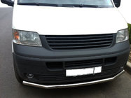 Volkswagen T5 Transporter 2003-2010 Vorderer Einzelrohrschutz (Edelstahl) Foto 2