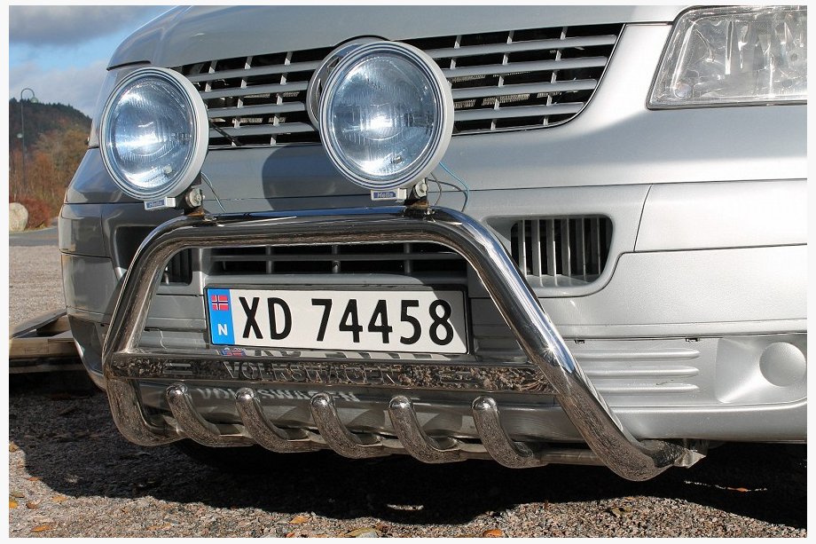 Volkswagen T5 Transporter 2003-2010 Frontbügel WT003 (Edelstahl) 60mm, mit Schriftzug Foto 3