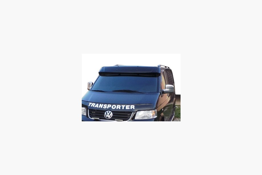 Volkswagen T5 Transporter 2003-2010 Frontscheibenblende (schwarz glanz, 5mm) Foto 2