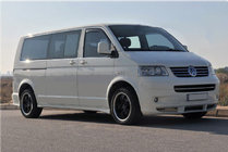 Volkswagen T5 Transporter 2003-2010 Komplette Fensterumrandung Edelstahl (14-teilig) 2 Seitentüren, Langversion Foto 6