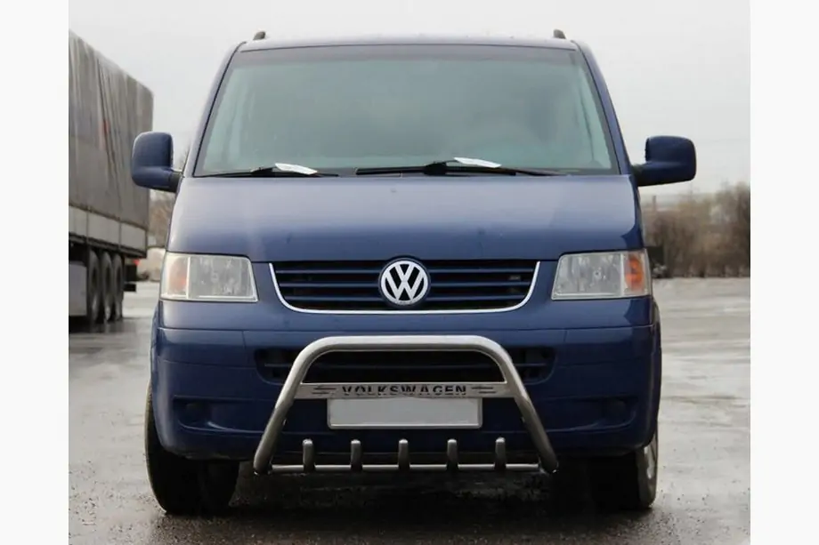 Volkswagen T5 Multivan 2003–2010 Frontbügel WT003 (Edelstahl) Image