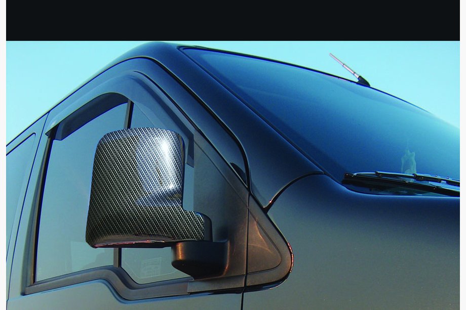 Ford Connect 2002–2006 Carbon Spiegelabdeckungen (2 Stk., Kunststoff) Image