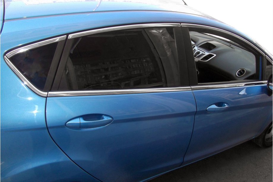 Ford Fiesta 2008-2017 Obere Fensterleisten Edelstahl (8 Stk) Image