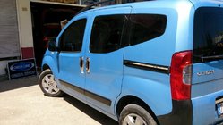 Peugeot Bipper 2008-2017 Edelstahl Türschwellerleisten (2 Stk) OmsaLine - Italienischer Edelstahl Foto 2