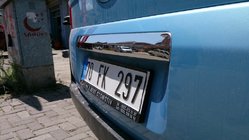 Peugeot Bipper 2008-2017 Chromleiste über dem Kennzeichen (Edelstahl) OmsaLine - Italienischer Edelstahl Foto 4