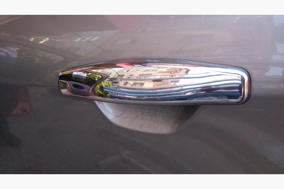 Renault Symbol 2008-2013 Chrom Türgriffblenden (4 Stk., Edelstahl) Carmos - Türkischer Edelstahl Image