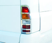 Ford Transit 2000–2014 Chrom Rückleuchten Abdeckungen (2 Stk., Edelstahl) Foto 4