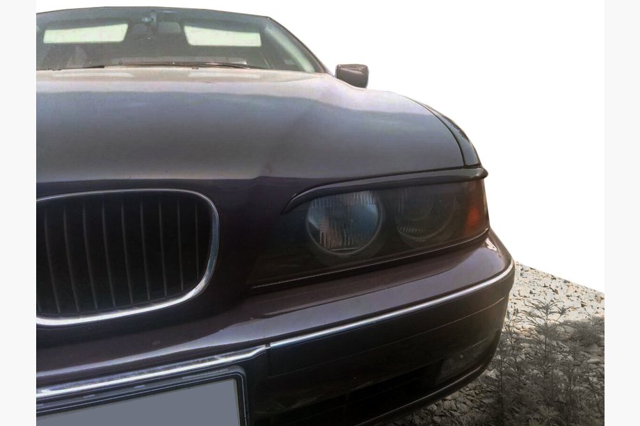 BMW 5 Series E39 1996-2003 Scheinwerferblenden (2 Stk., schwarz) Image