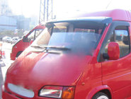 Ford Transit 1991-2000 Frontscheibenblende (schwarz glanz, 5mm) Foto 2