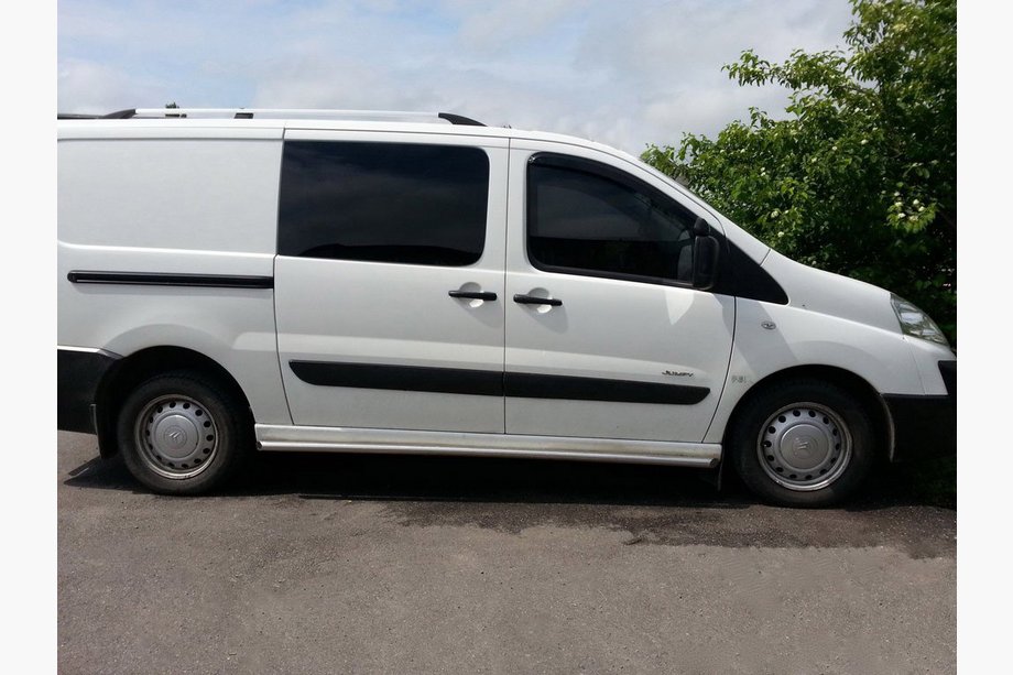 Citroen Jumpy 2007–2017 Seitliche Rohre (2 Stk., Edelstahl) Image