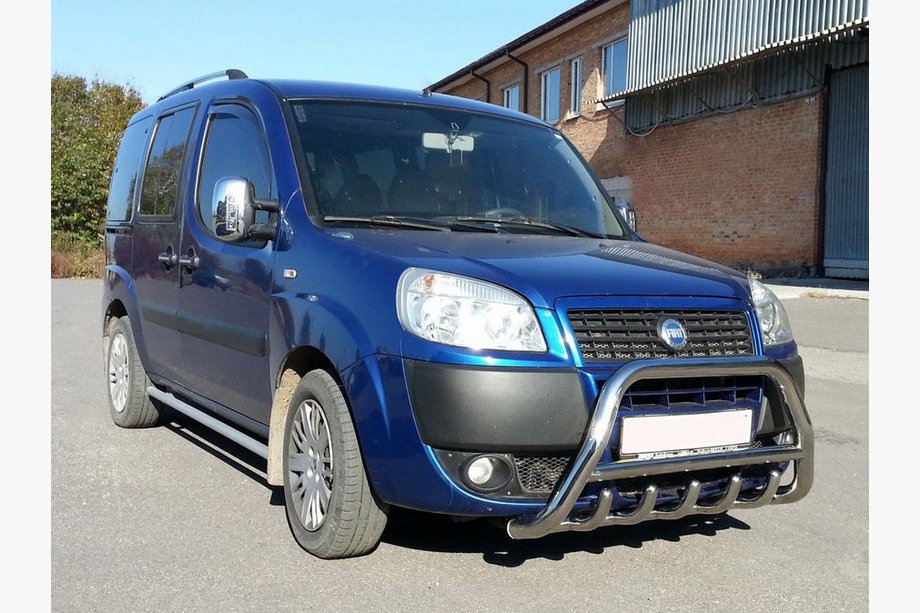 Fiat Doblo I 2005-2010 Frontbügel WT003 (Edelstahl) 60 mm Image