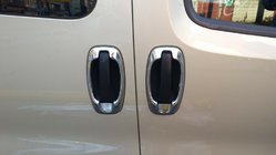 Opel Combo 2012-2018 Chrom Abdeckungen um die Türgriffe (4 Stk, Edelstahl) Carmos - Türkischer Edelstahl Foto 9