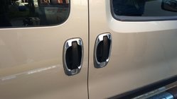 Opel Combo 2012-2018 Chrom Abdeckungen um die Türgriffe (4 Stk, Edelstahl) Carmos - Türkischer Edelstahl Foto 11