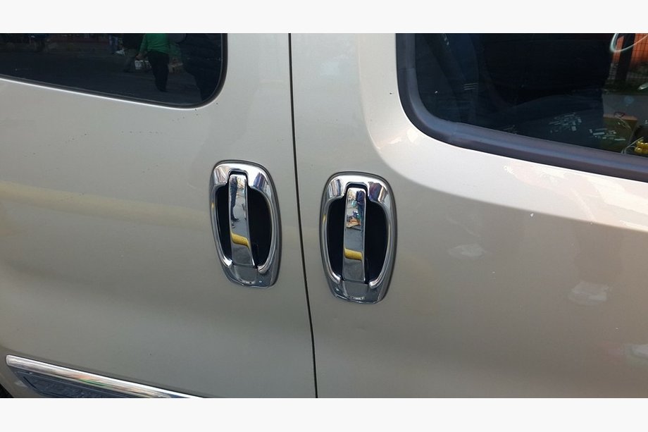 Peugeot Bipper 2008-2017 Türgriffblenden und Zierleisten (8 Stk, Edelstahl) OmsaLine - Italienischer Edelstahl Foto 4