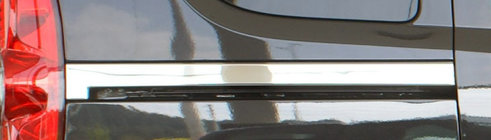 Opel Combo 2012-2018 Zierleisten für Schiebetür (2 Stk., Edelstahl) Foto 7