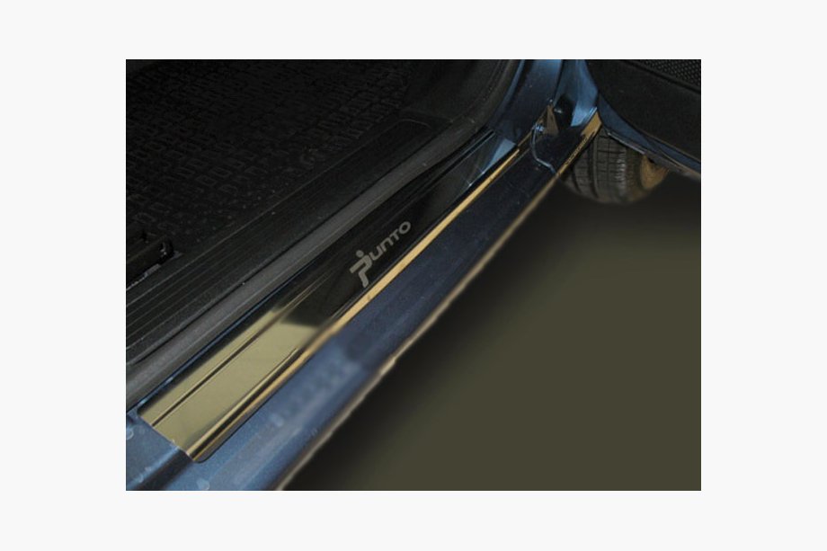 Fiat Punto Grande/EVO 2006-2018 Einstiegsleisten Abdeckungen Natanika Premium (2 Stk, Edelstahl) Image