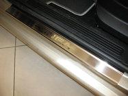 Fiat Linea 2006-2018 Einstiegsleisten Abdeckungen Natanika Premium (2 Stk, Edelstahl) Foto 1