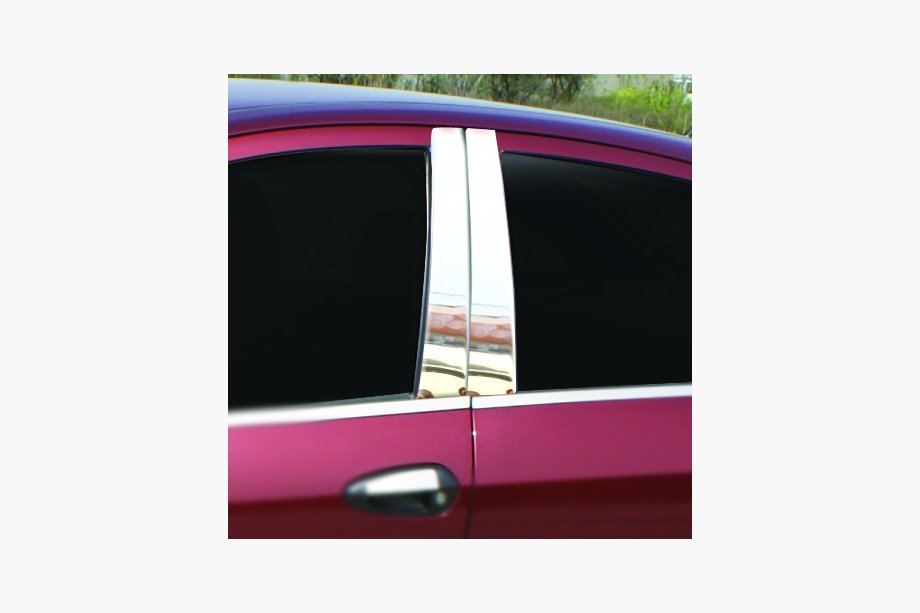Fiat Linea 2006-2018 Edelstahl Türsäulen Zierleisten (6 Stk) Image