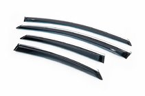 Ford Mondeo 2008-2014 Windabweiser mit Chromleisten SD (4 Stk, HIC) Foto 1