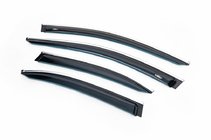 Mercedes C-class W205 2014-2021 Windabweiser mit Chromleisten SD (4 Stk, HIC) Foto 1