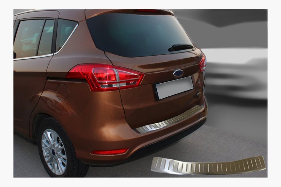 Ford B-Max 2012-2017 Heckstoßstangenschutz OmsaLine (Edelstahl) Image