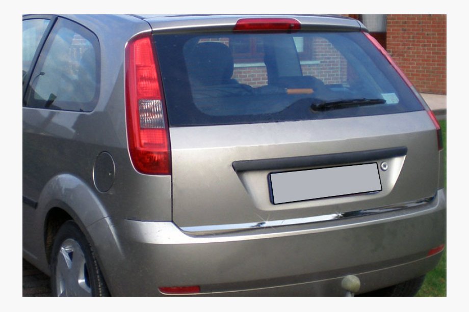 Ford Fiesta 2002-2008 Kofferraumdeckel Leiste Edelstahl OmsaLine - Italienischer Edelstahl Image