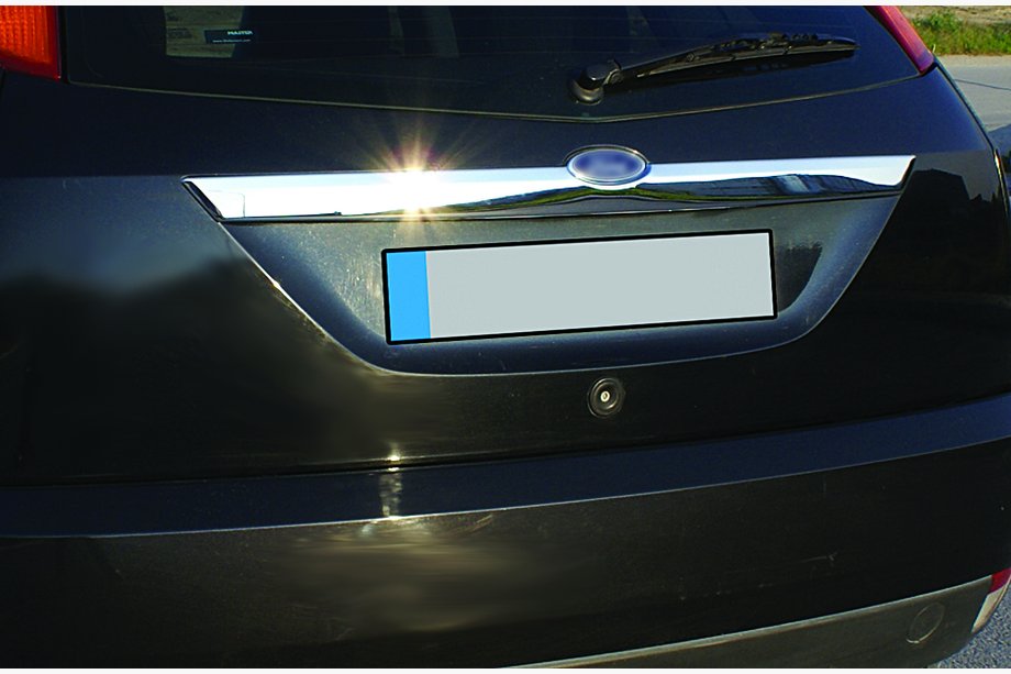 Ford Focus I 1998-2005 Chromleiste über dem Kennzeichen (HB, Edelstahl) Image