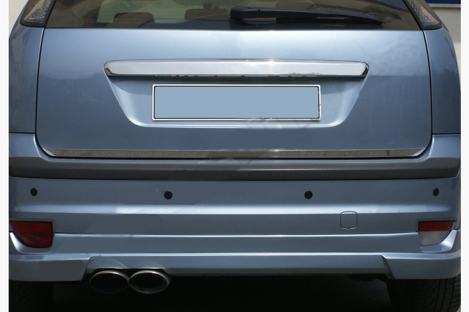Ford Focus II 2008-2011 Kofferraumleiste (HB, Edelstahl) Image
