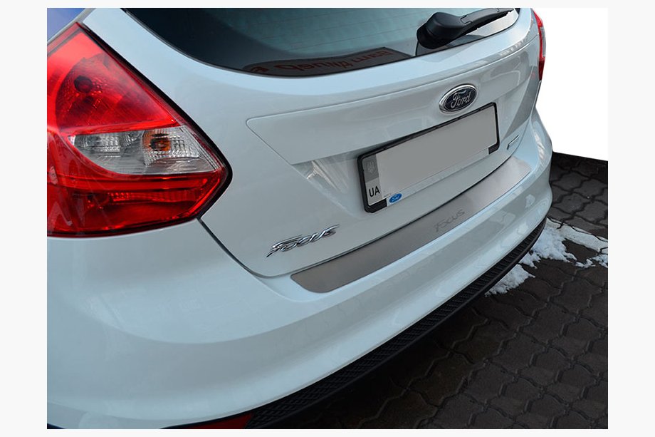 Ford Focus III 2011-2017 Heckstoßstangenabdeckung Natanika (Edelstahl) Image