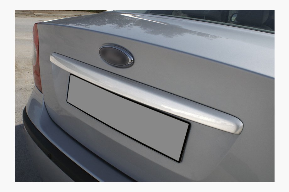 Ford Focus II 2005-2008 Kofferraumdeckel Leiste (SEDAN, Edelstahl) OmsaLine - Italienischer Edelstahl Image