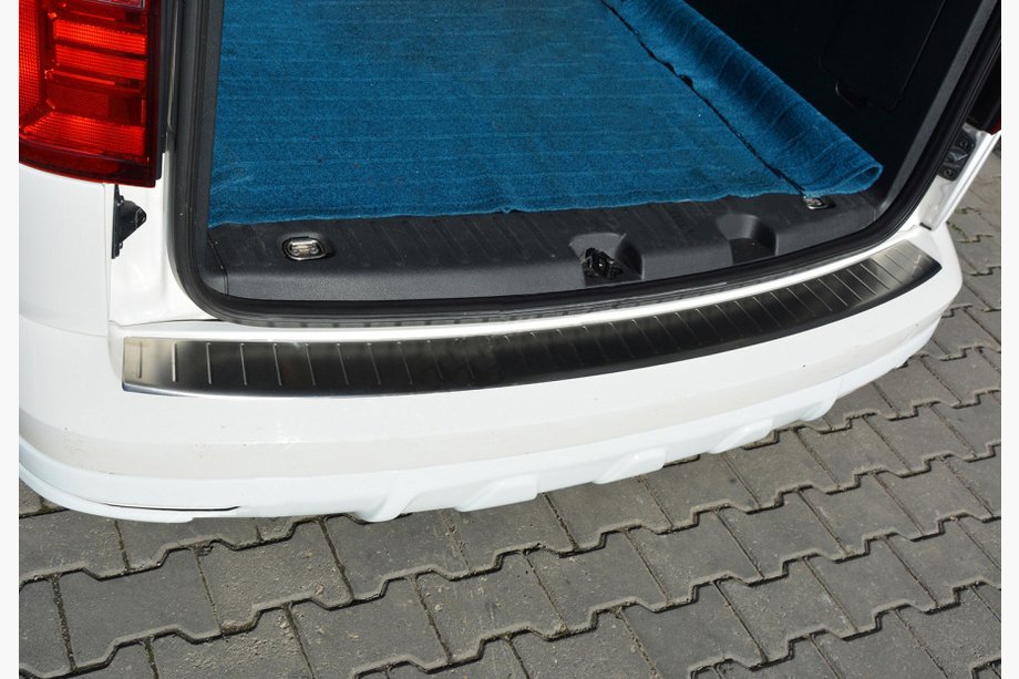 Volkswagen Caddy 2015-2020 Heckstoßstangenabdeckung OmsaLine Edelstahl Image
