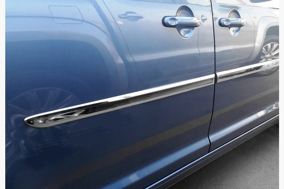 Volkswagen Caddy 2015-2020 Zierleistenabdeckungen (kurzer Radstand, 4 Stk, Edelstahl) Foto 1