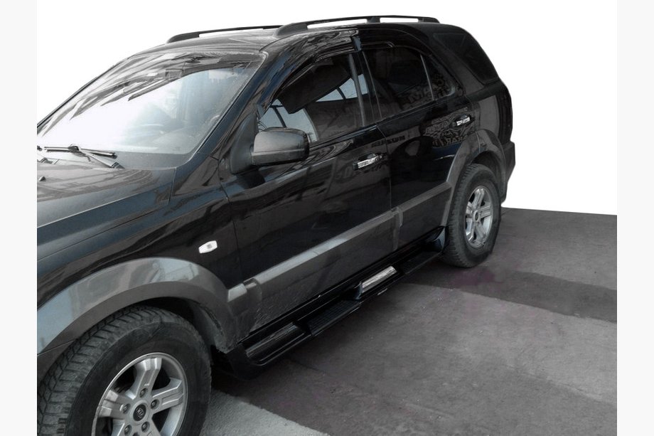 Kia Sportage 2004-2010 Seitliche Trittbretter Kunststoff S002 Image