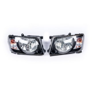 Frontscheinwerfer Safari Black (2004-2008, 2Stk) Nissan Patrol Y61 1997-2011 Foto 1