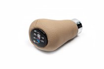 BMW 3er E30 1982–1994 Schaltknauf OEM (Kunstleder, beige glatt) Foto 1