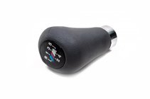 BMW 3er E30 1982–1994 Schaltknauf OEM (Kunstleder, schwarz glatt) Foto 1