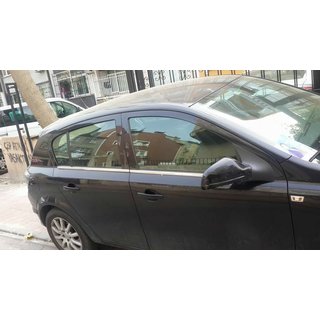 Fensterrahmen Zierleisten Edelstahl Opel Astra H 2004-2013 Foto 2