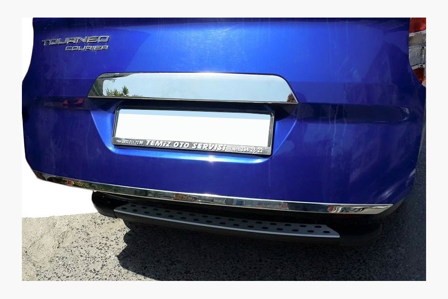 Ford Courier 2014-2023 Kofferraumleiste Edelstahl Image