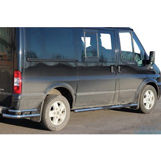 Seitliche Rohre BB002 (2 Stk., Edelstahl) Ford Transit 2000–2014 Foto 1