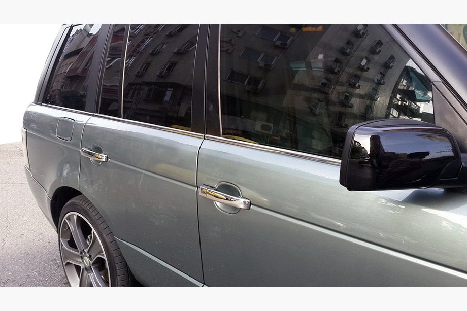 Range Rover III L322 2002-2012 Fensterrahmen Blenden Edelstahl (6 Stk) Image