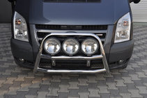 Ford Transit 2000–2014 Frontbügel WT018 (2006-2014, Edelstahl) Foto 1