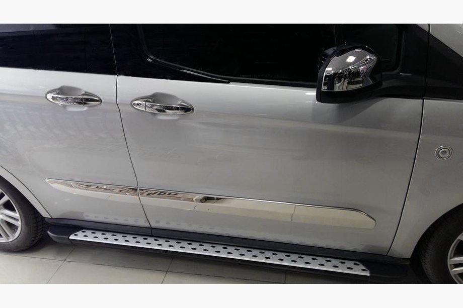 Ford Courier 2014-2023 Seitenschweller DotLine (2 Stk., Aluminium) Image