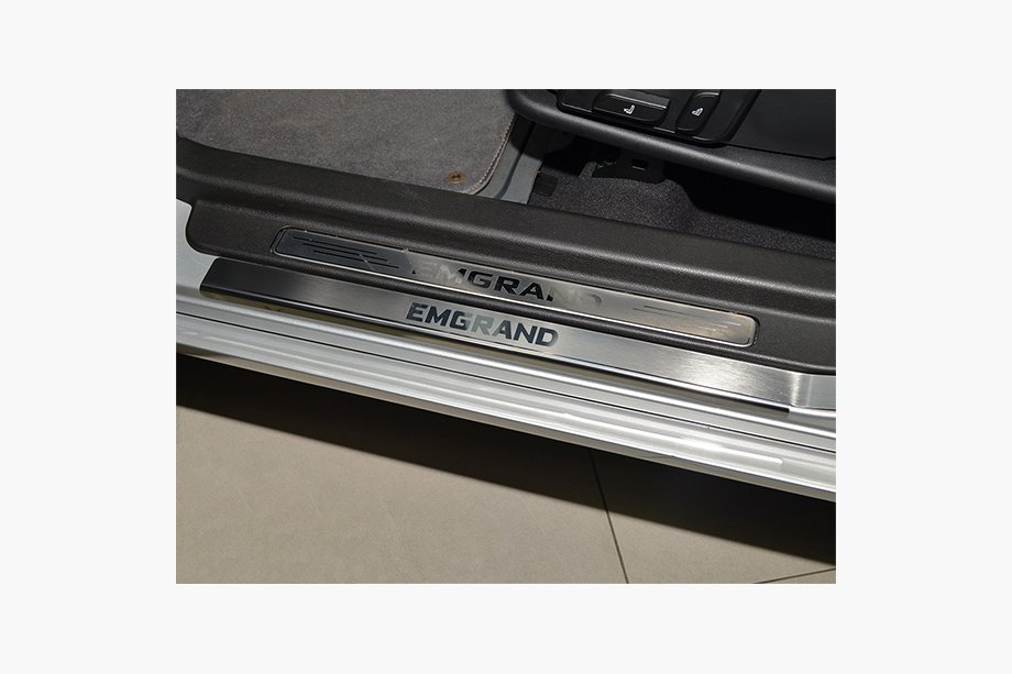 Geely Emgrand X7 2011- Edelstahl Einstiegsleisten Natanika Premium (4 Stk) Image
