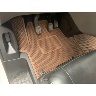 Polyurethan Fußmatten (2 Stk, EVA, ziegelrot) 1+1 Foto 2