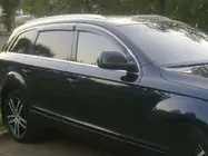 Audi Q7 2005-2015 Windabweiser mit Chromleisten (4 Stk, HIC) Foto 5