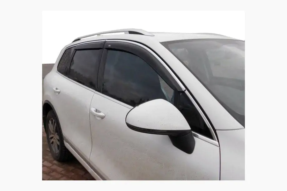 Volkswagen Tiguan 2007-2016 Windabweiser mit Chromleisten (4 Stk, Niken) Image