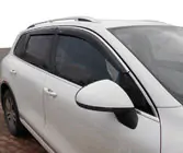 Volkswagen Tiguan 2007-2016 Windabweiser mit Chromleisten (4 Stk, Niken) Foto 1