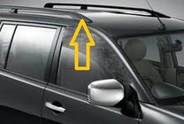 Mitsubishi Pajero Wagon IV 2006-2021 Dachreling Originaldesign (2 Stk) Foto 2